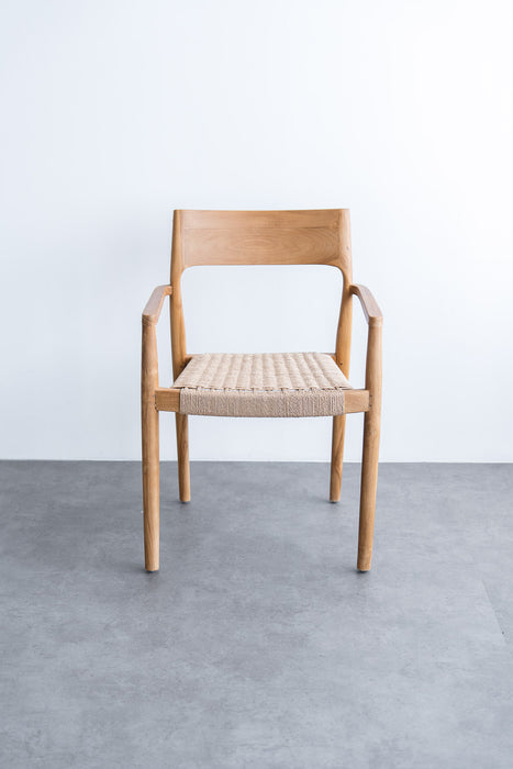 Teak ダイニングチェア ペーパーコード | ナチュラル