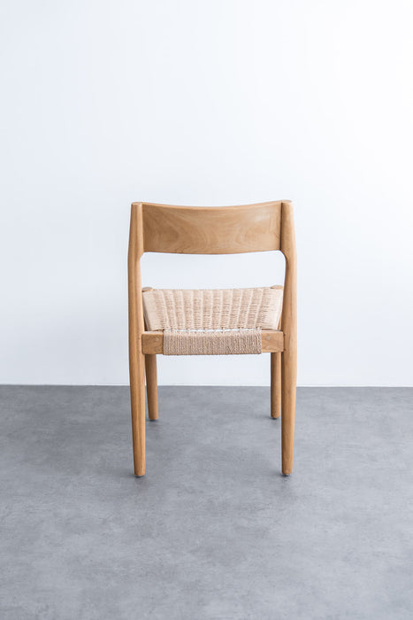 Teak ダイニングチェア ペーパーコード | ナチュラル
