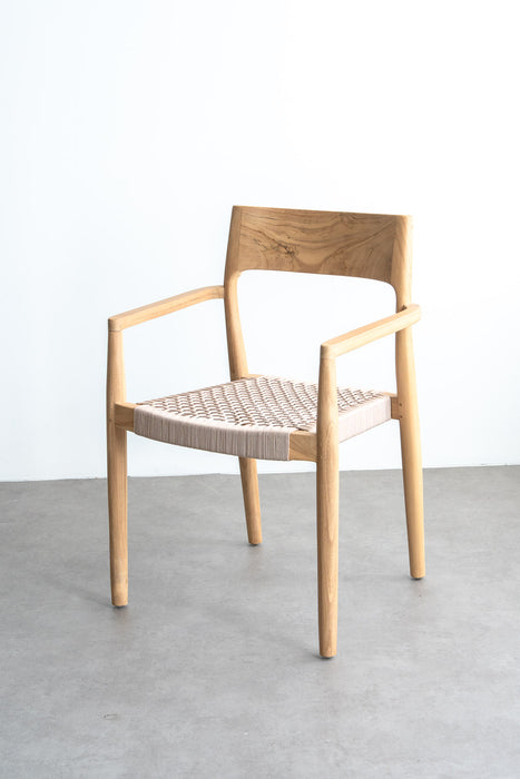 Teak ダイニングチェア ロープ | ナチュラル