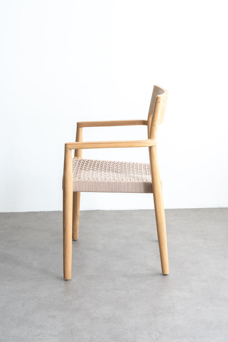 Teak ダイニングチェア ロープ | ナチュラル
