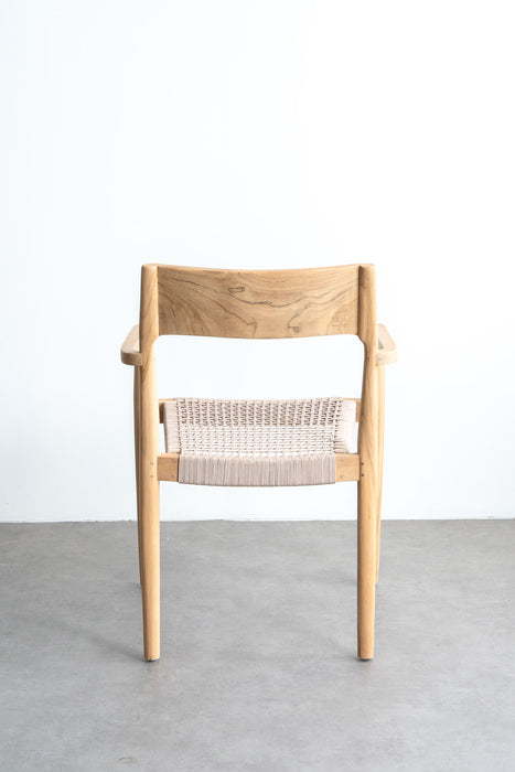 Teak ダイニングチェア ロープ | ナチュラル