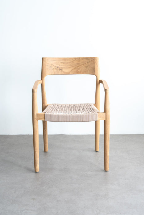 Teak ダイニングチェア ロープ | ナチュラル