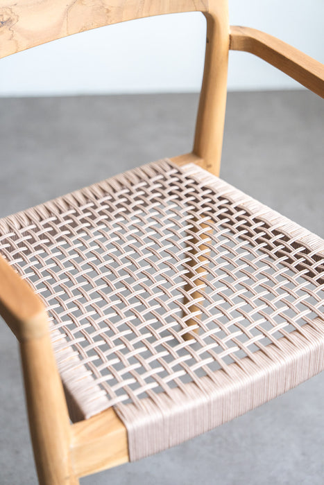 Teak ダイニングチェア ロープ | ナチュラル
