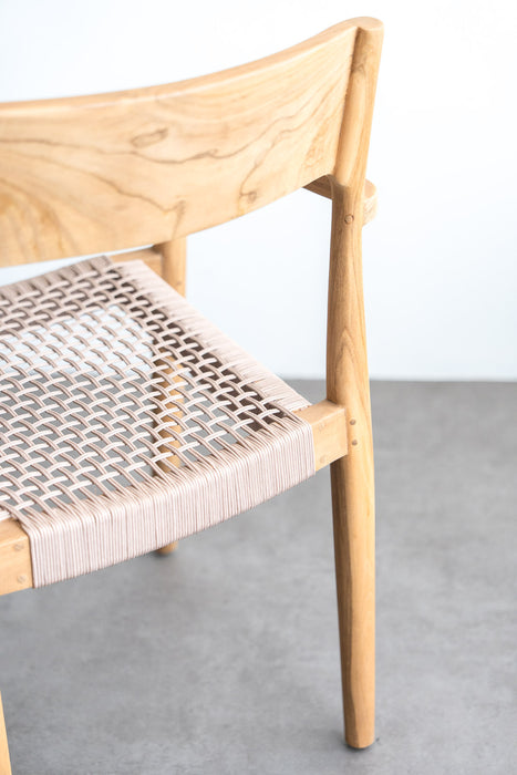 Teak ダイニングチェア ロープ | ナチュラル