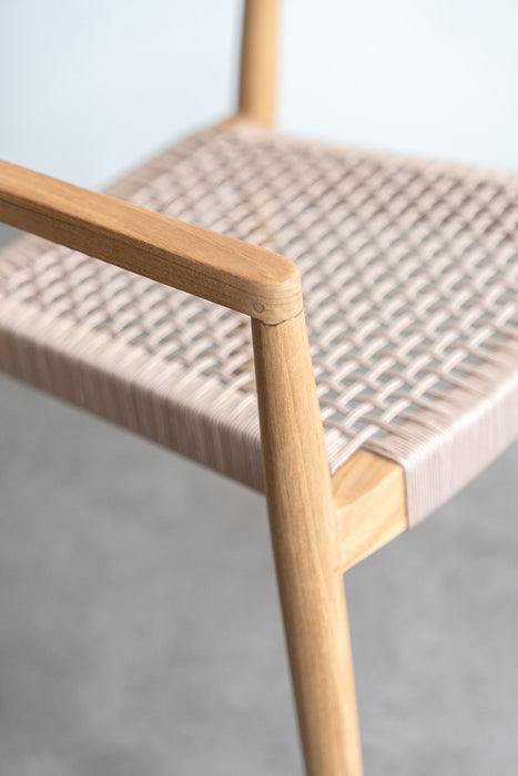Teak ダイニングチェア ロープ | ナチュラル