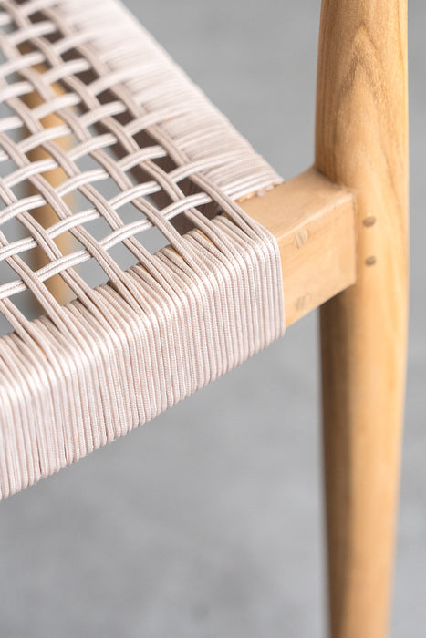 Teak ダイニングチェア ロープ | ナチュラル