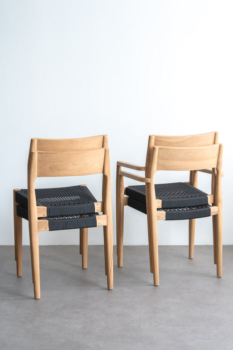 Teak ダイニングチェア ロープ | ナチュラル