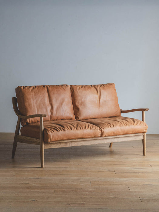 Flow sofa in oiled leather