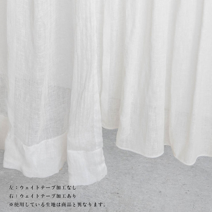 [Lace] Linen order curtain, 1.5 folds