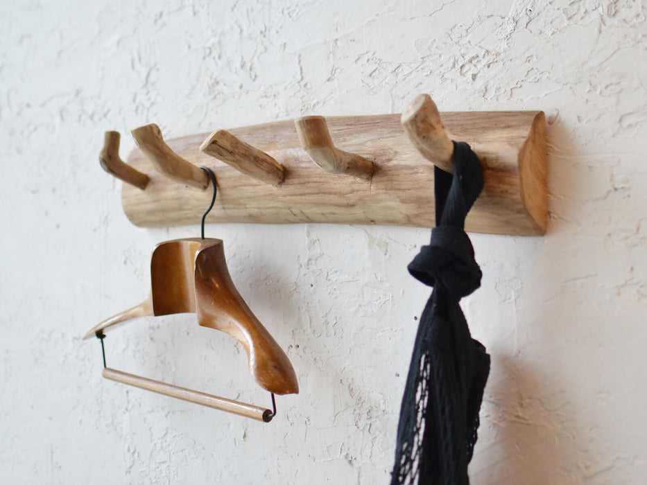 Rustic Wood Natural Coat Hanger