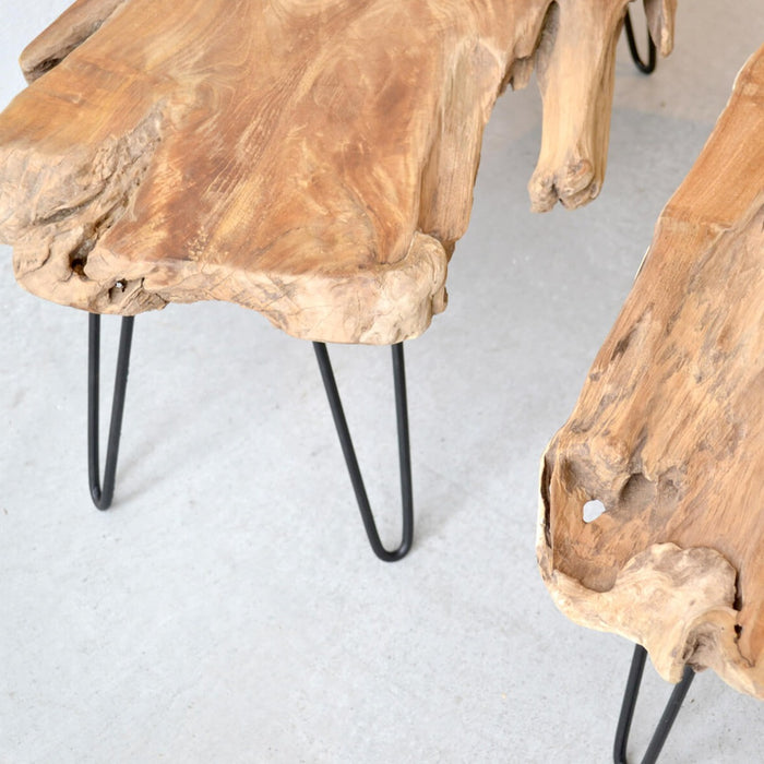 Rustic Wood Natural Coffee Table