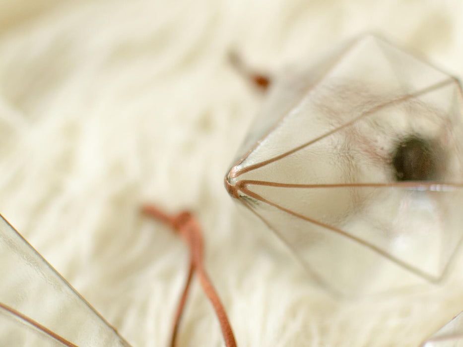 No.6 Copper line jewel | ガラスオーナメント 4個セット