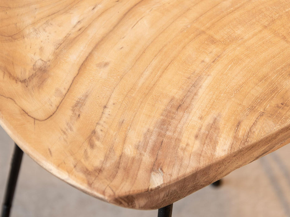 Rustic Wood high stool