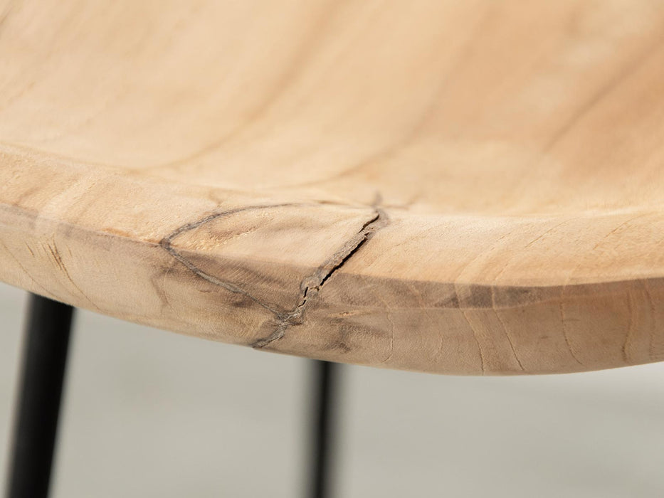 Rustic Wood high stool