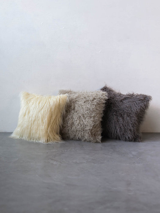 Eco fur cushion cover