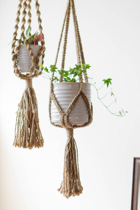 macrame hanging plain