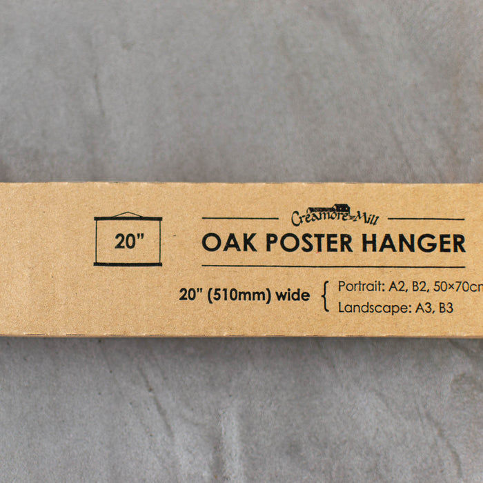 Oak Poster Hanger - Medium