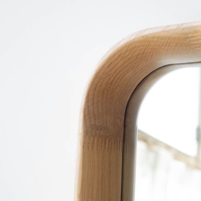 [Reservation] Oak frame mirror Oval (scheduled to arrive in late April - late May)