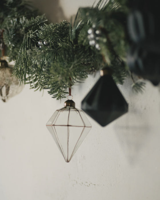 No.6 Copper line jewel | ガラスオーナメント 4個セット