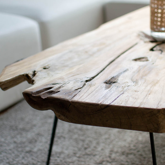 Rustic Wood ナチュラルコーヒーテーブル — ANTRY USE ONLY GENUINE