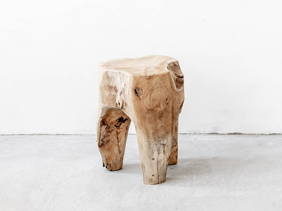 Rustic Wood log stool