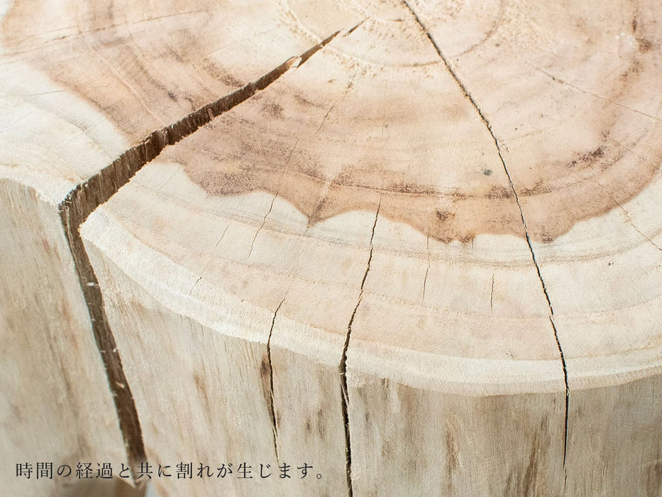 Rustic Wood ログスツール — ANTRY USE ONLY GENUINE